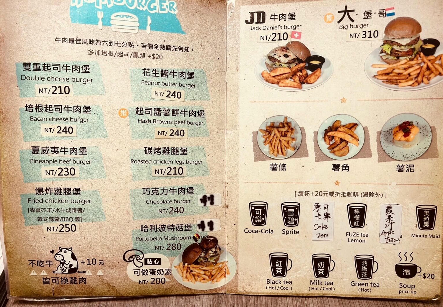 嘿堡哥美式餐廳HAH Burger|新莊棒球場美食,美式風味漢堡、義大利麵、炸物拼盤盡在其中 - 第3張圖